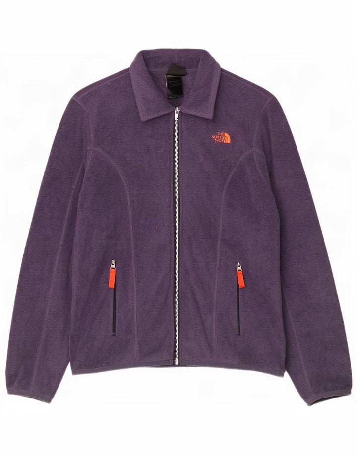 The North Face Chaqueta polar con forro para mujer UK 10 Small Púrpura Poliéster