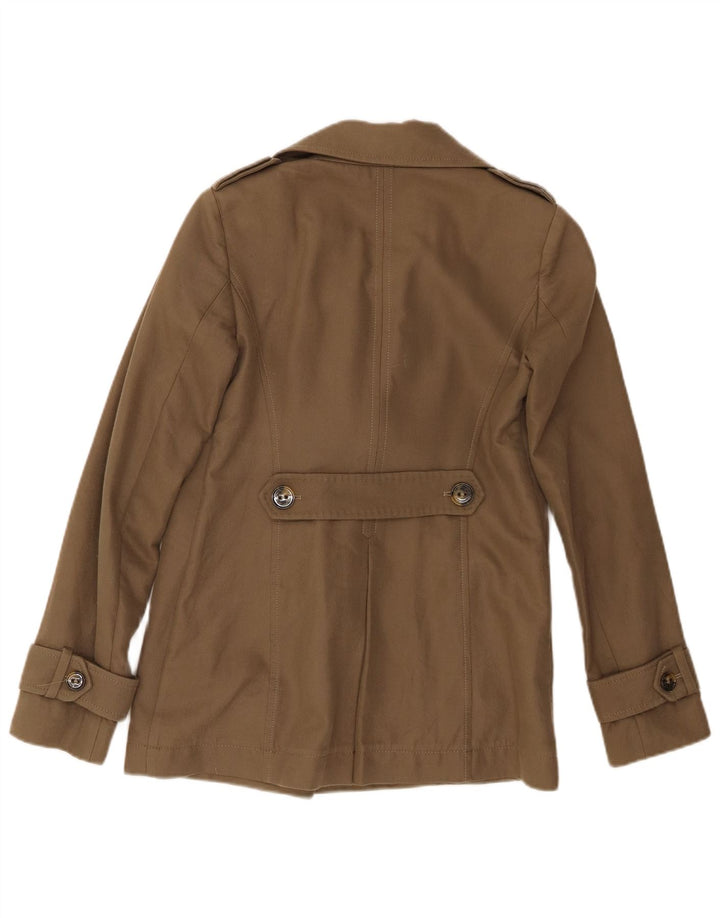 Chaquetón Mujer Massimo Dutti EU 36 XS Caqui Algodón