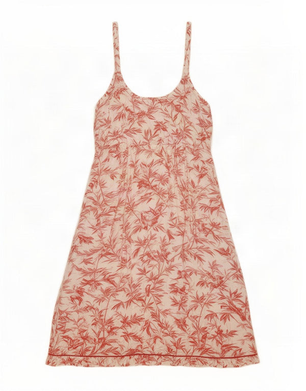 Vestido de verano para mujer Fat Face UK 44 Viscosa floral blanca grande