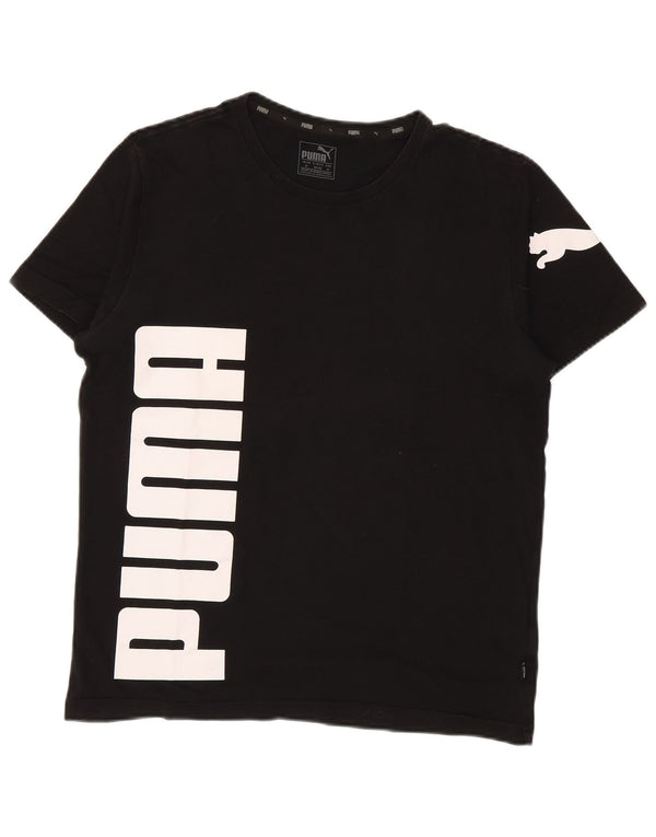 Puma Camiseta gráfica para hombre Top Medium Black