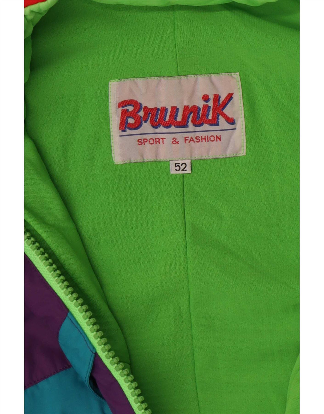 Brunik Mono De Esquí Para Hombre IT 52 Large Púrpura Colorblock Poliamida