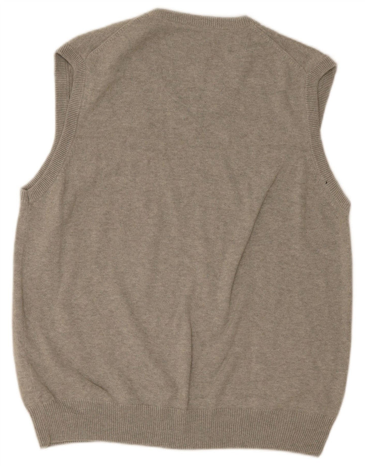 Marks & Spencer - Camiseta sin mangas para hombre, color azul, algodón gris grande