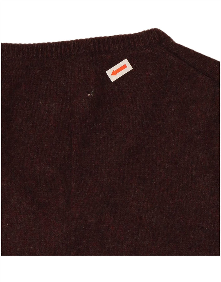 Marks & Spencer - Camiseta sin mangas para hombre, talla grande, lana moteada marrón