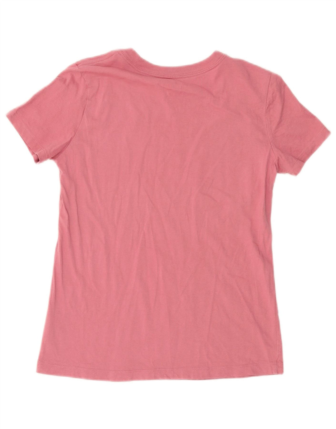 NIKE Camiseta gráfica para mujer Top UK 10 Small Pink Cotton