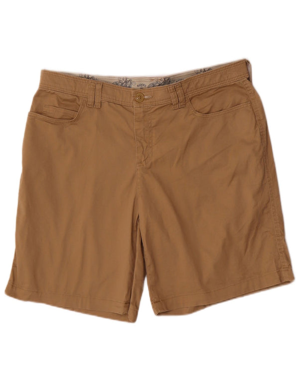 Lee - Pantalones cortos casuales para mujer US 12 grande W34 algodón beige