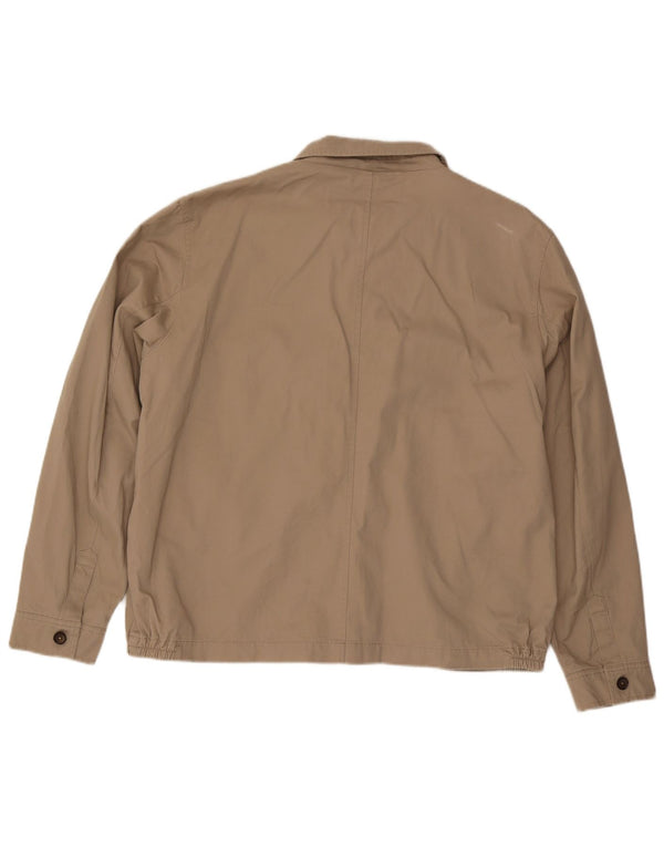 Marks & Spencer Chaqueta Bomber para Hombre UK 44 2XL Algodón Beige