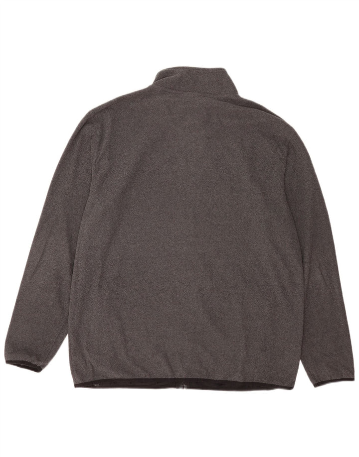 Calvin Klein Chaqueta polar para hombre UK 44 2XL Poliéster gris
