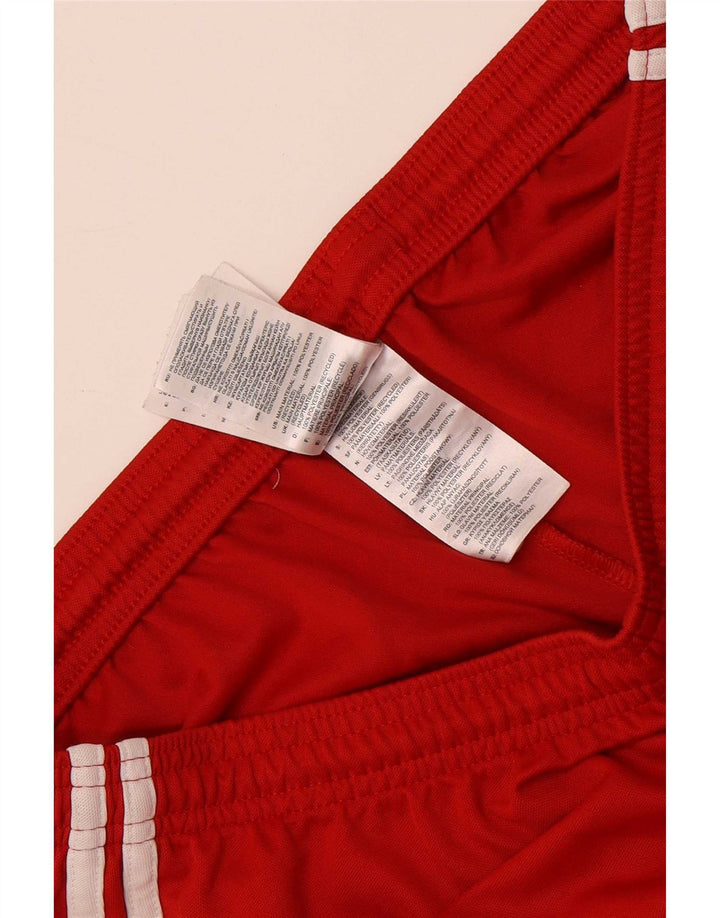 Adidas Hombre Graphic Regular Sport Shorts Medium Rojo Poliéster Deportes
