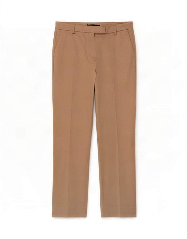Marks & Spencer Pantalones chinos ajustados para mujer UK 10 Small W30 L27 Algodón beige
