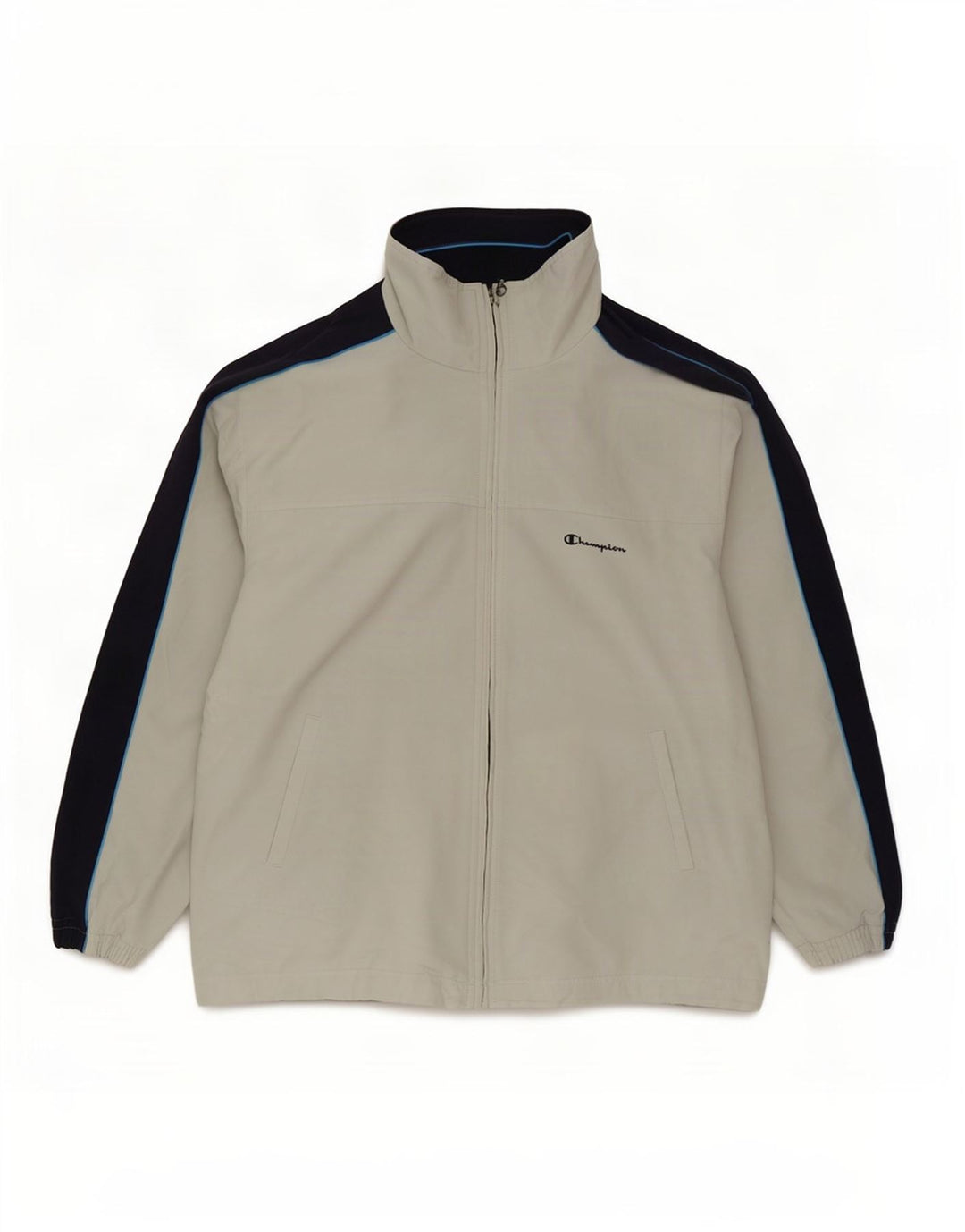 Champion Chaqueta De Chándal Para Hombre Grande Blanco Colorblock