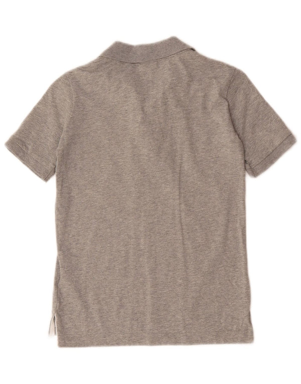 Nike Polo para niño 8-9 años, talla pequeña, algodón moteado gris