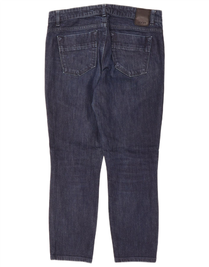 JOOP Vaqueros recortados ajustados Selma para mujer W29 L25 Algodón azul marino