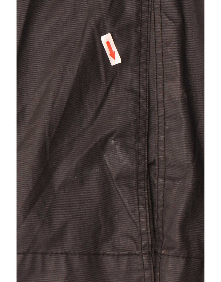 KHUJO Gabardina de Mujer ES 40 XL Poliéster Negro