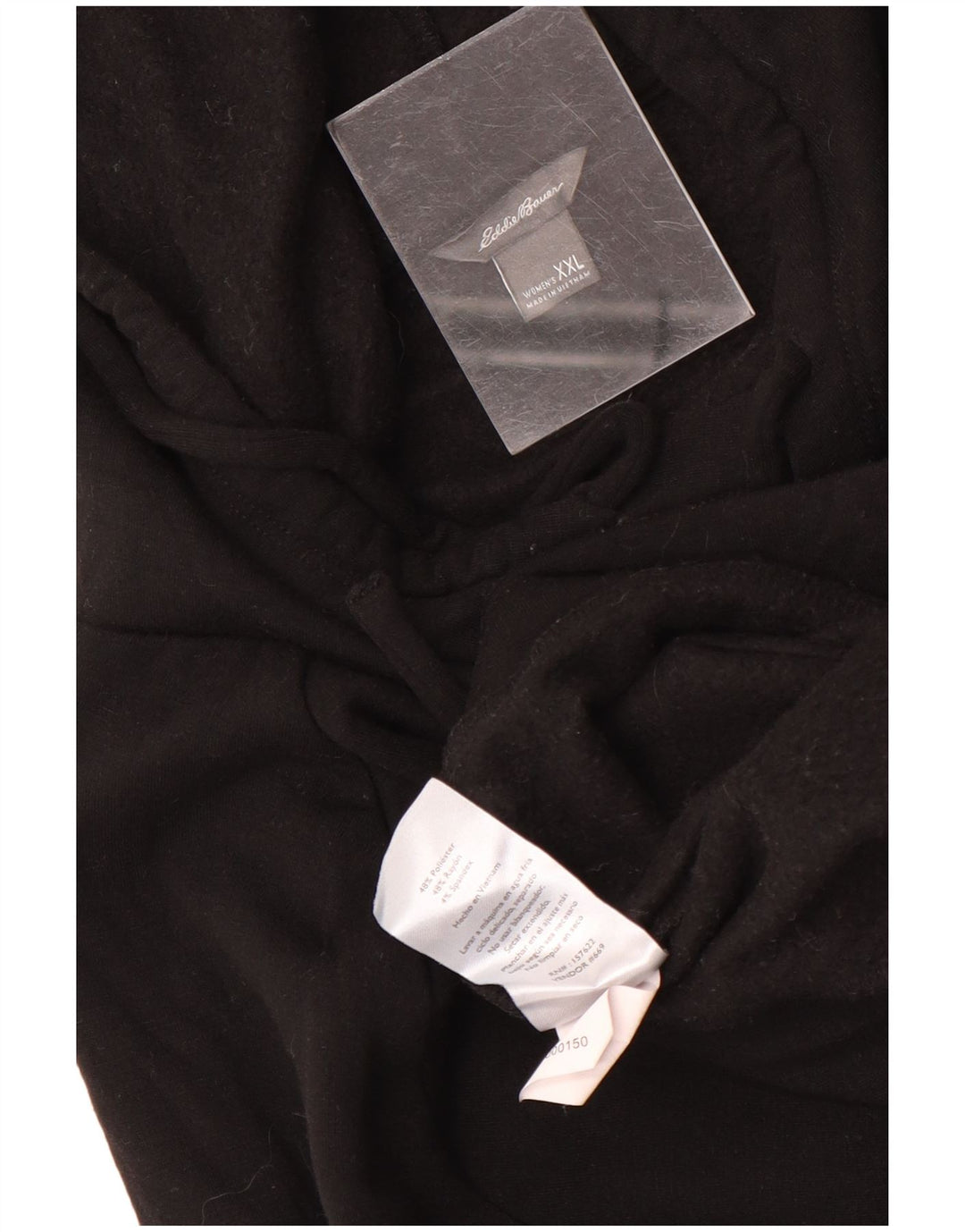 Eddie Bauer Sudadera con capucha para mujer UK 20 2XL Poliéster negro