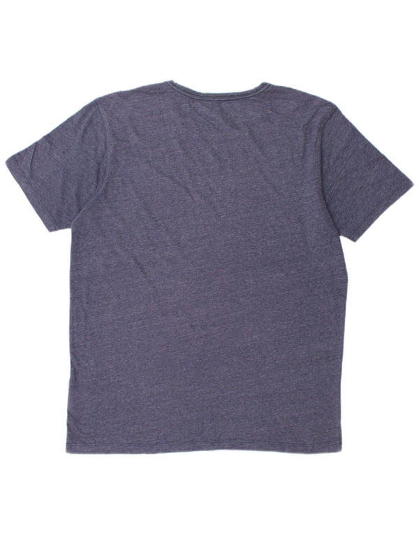 ANIMAL Camiseta gráfica para hombre Top grande Poliéster azul marino