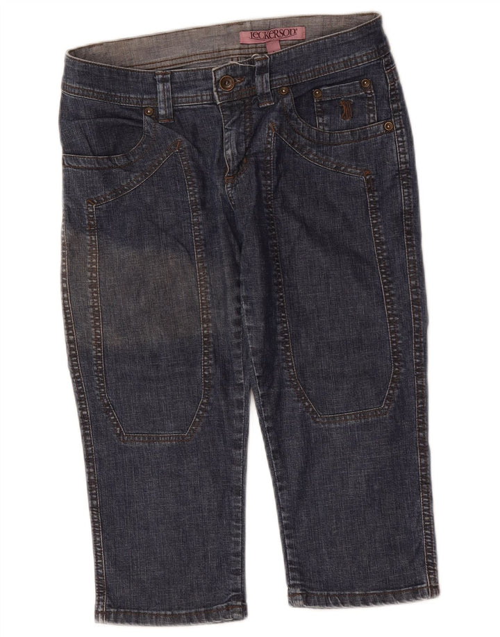 Jeckerson Bermudas vaqueras para mujer W27 Small Blue Cotton