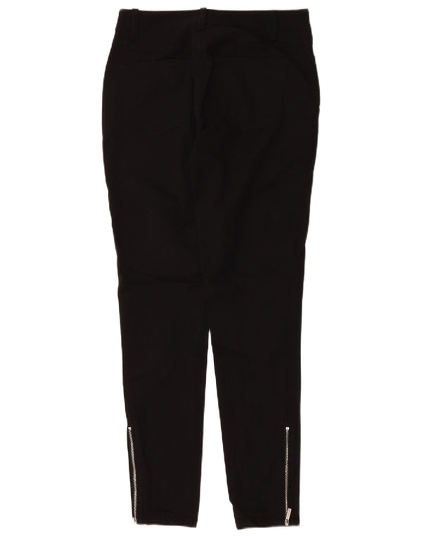 Michael Kors Pantalones casuales ajustados para mujer US 2 XS W28 L28 Algodón negro