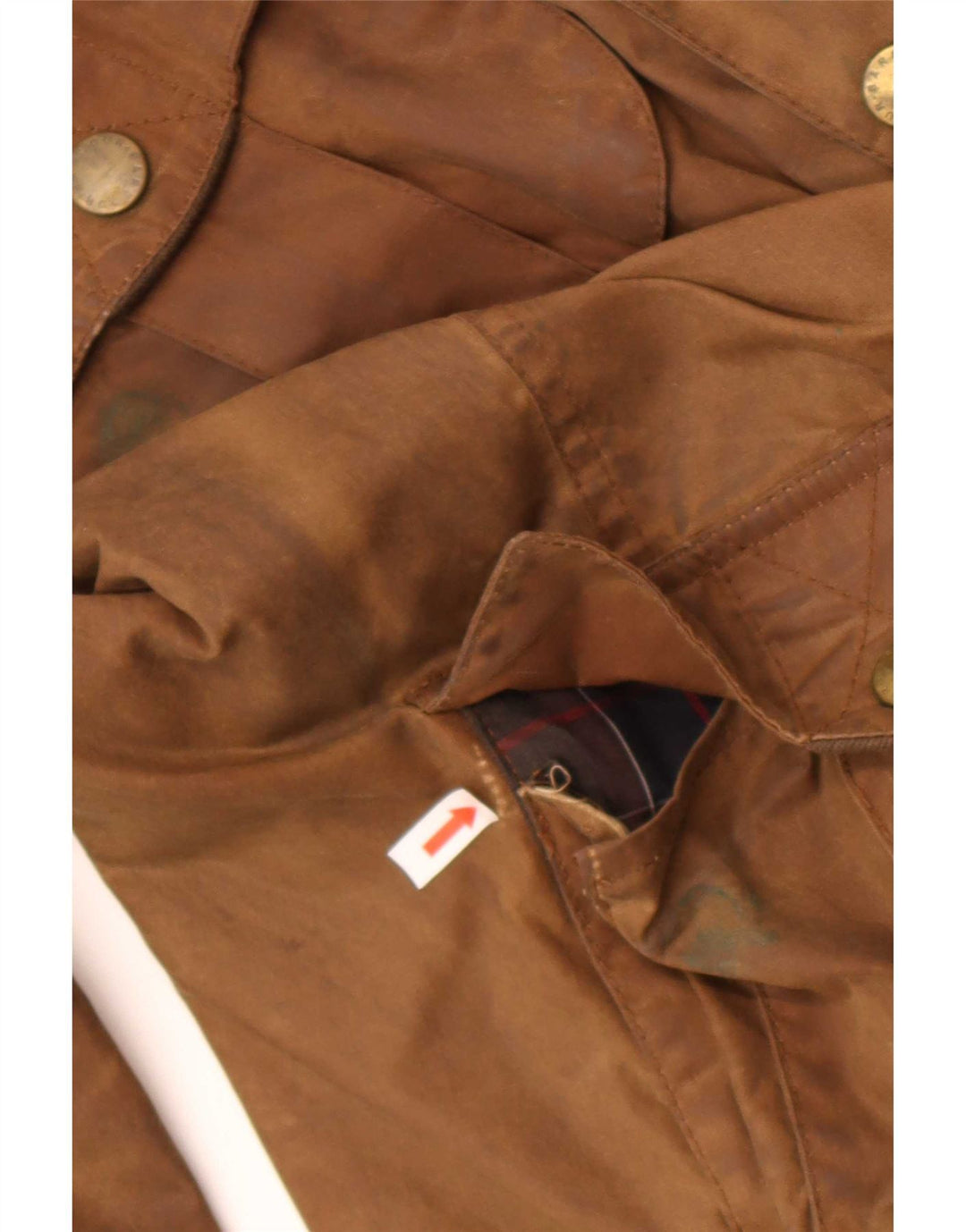 Barbour Chaqueta de algodón encerado para hombre Reino Unido 38 Marrón medio