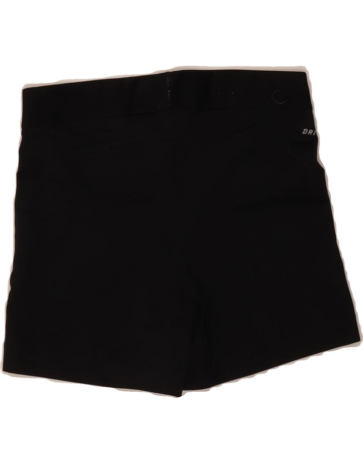 NIKE Boys Dri Fit Graphic Sport Shorts 10-11 Years Medium Black Polyester Vintage Nike and Second-Hand Nike from Messina Hembry 