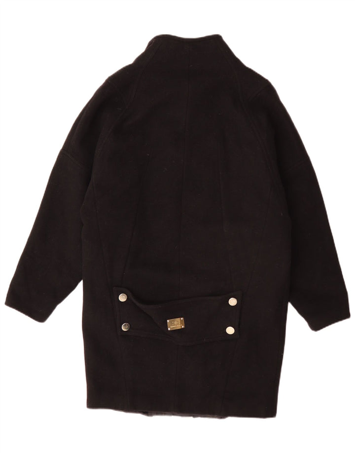 Elisabetta Franchi Abrigo extragrande para mujer IT 40 Pequeño Negro