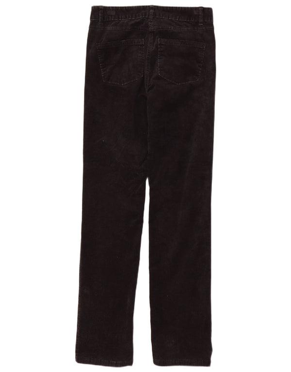 Marks & Spencer Womens Corduroy Trousers UK 8 Small W28 L31 Navy Blue