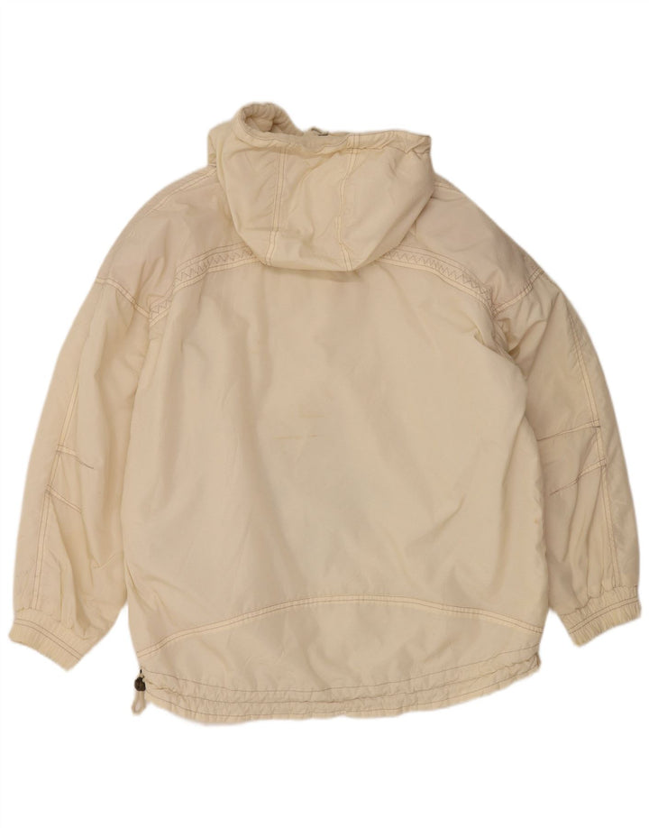 Silvy Chaqueta Anorak con capucha para mujer EU 38 Medium Off White Paisley