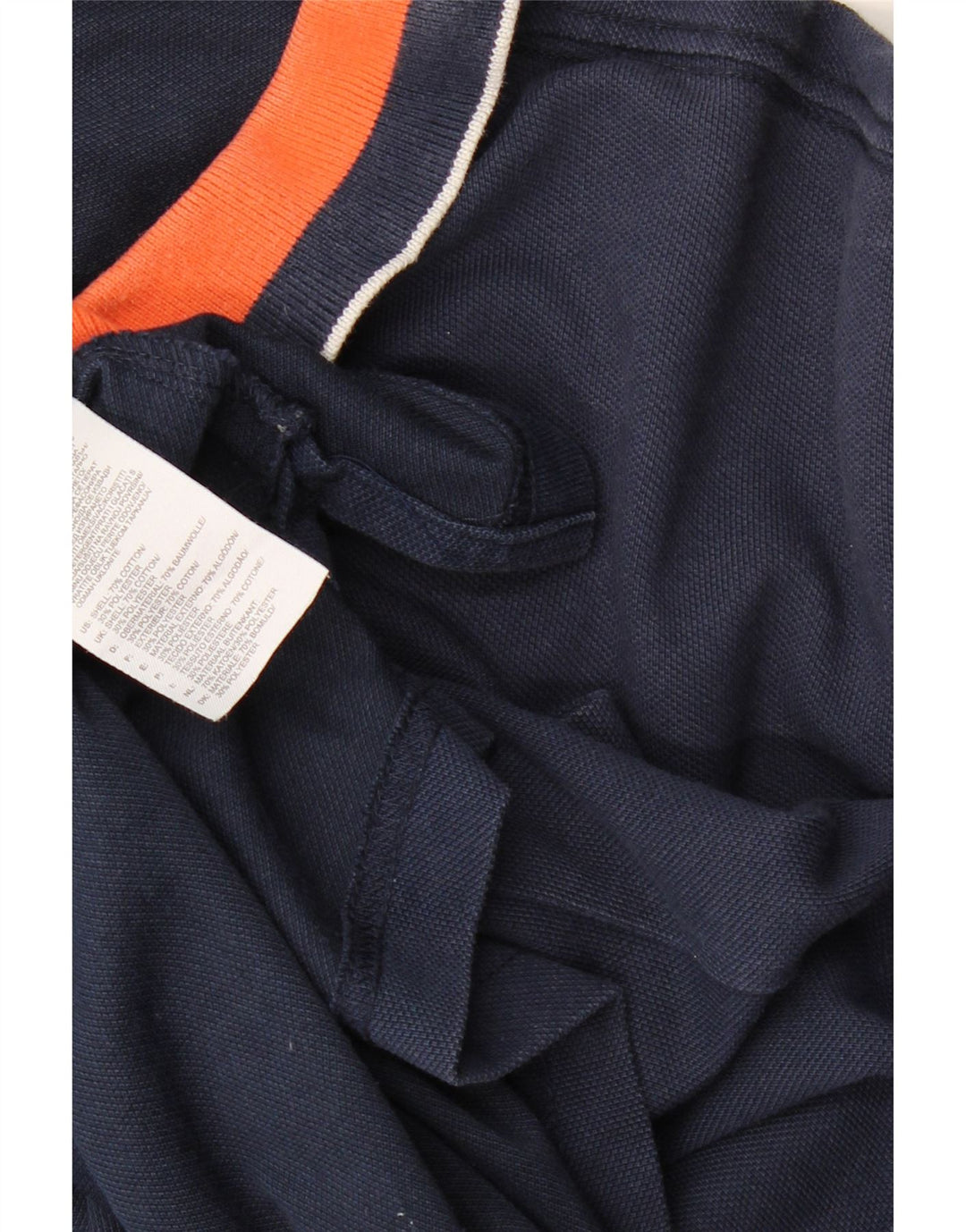 Polo ADIDAS para hombre 3XL Azul marino Colorblock Algodón