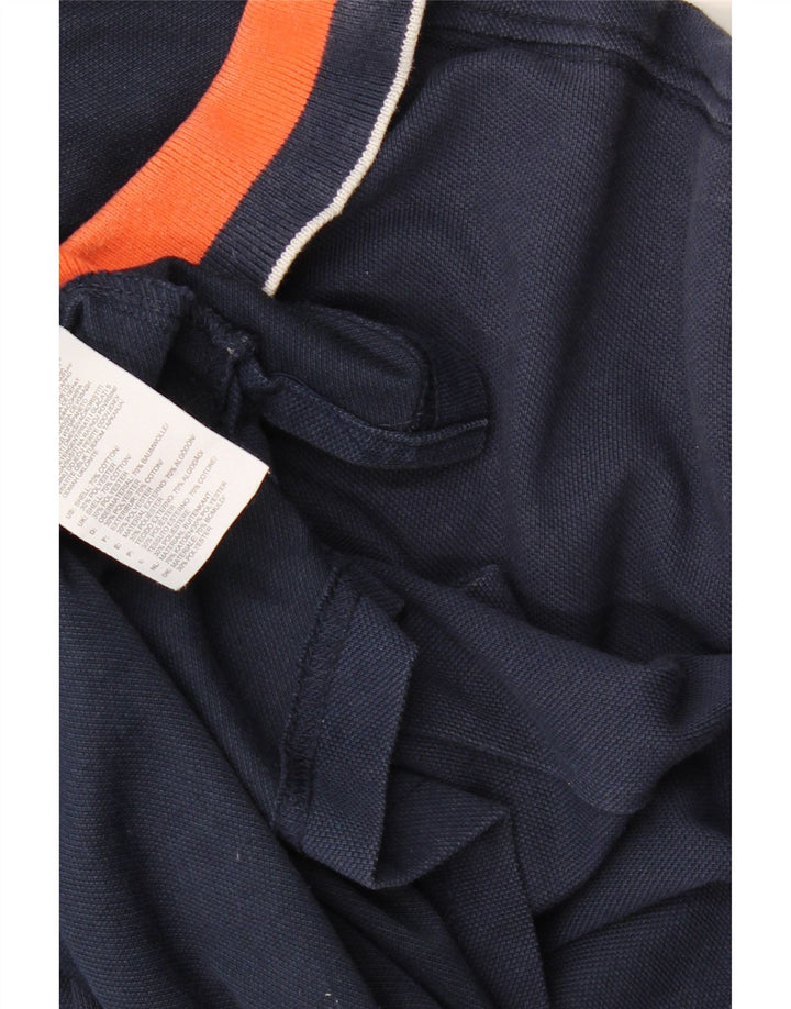 Polo ADIDAS para hombre 3XL Azul marino Colorblock Algodón