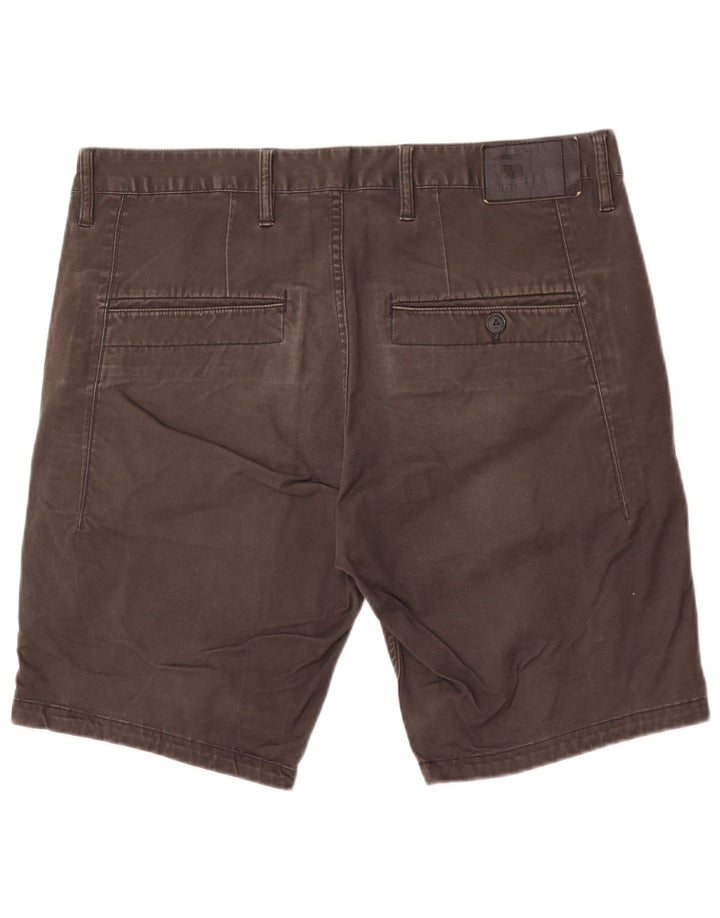 G-Star Pantalones cortos chinos para hombre W34 Algodón gris grande