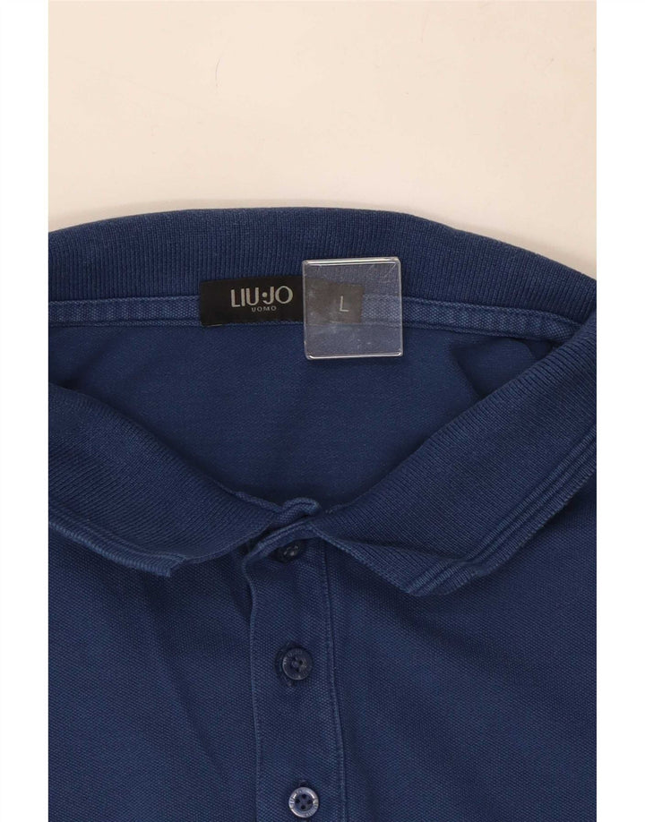 Polo Liu Jo Hombre Azul Grande