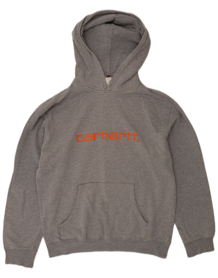 Carhartt Hombre Sudadera Con Capucha Gráfica Jersey Grande Gris