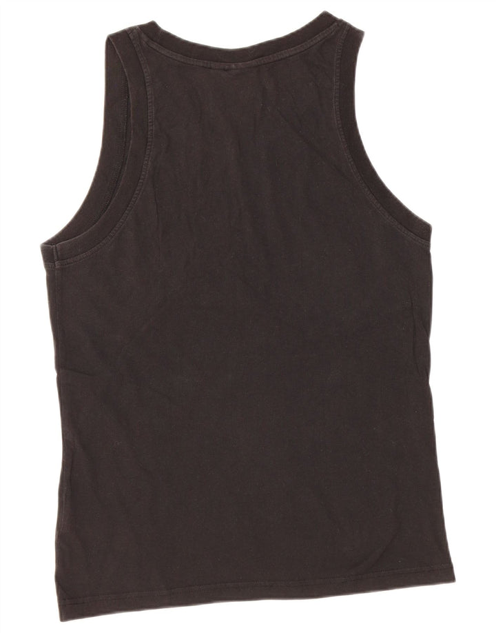 ADIDAS Hombre Graphic Vest Top Pequeño Algodón Negro
