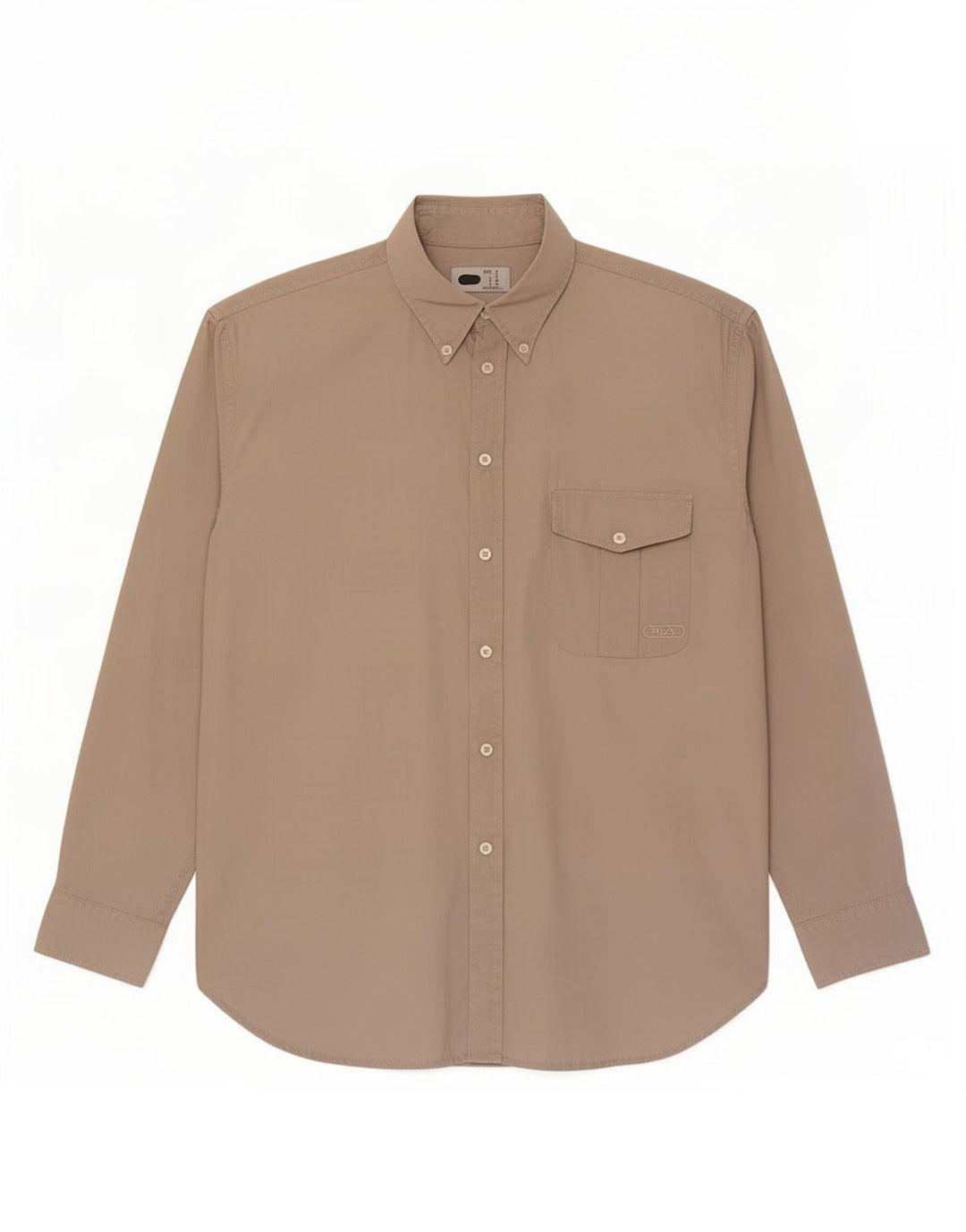 Camisa Fila Hombre Algodón Beige Medio