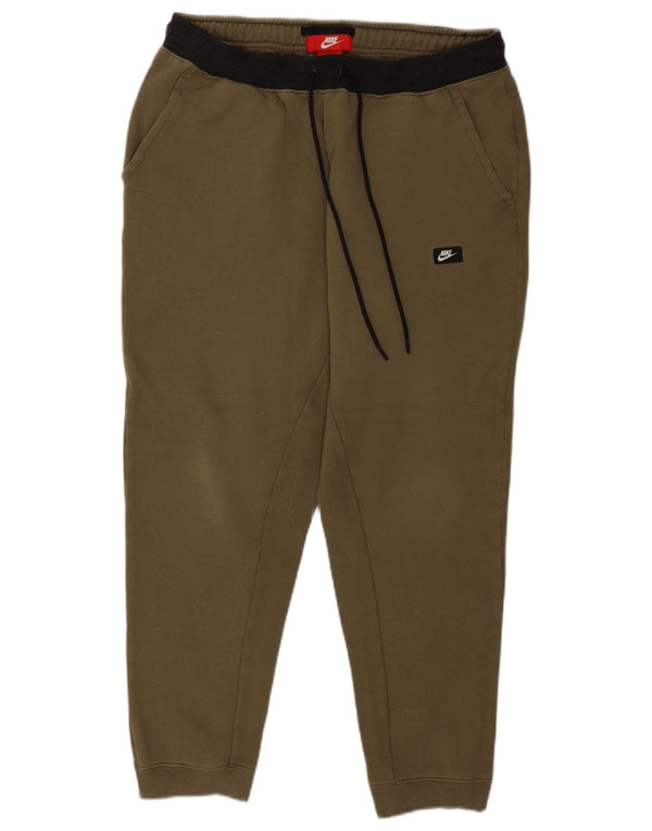 Nike Pantalones De Chándal Joggers XL Caqui Colorblock Algodón