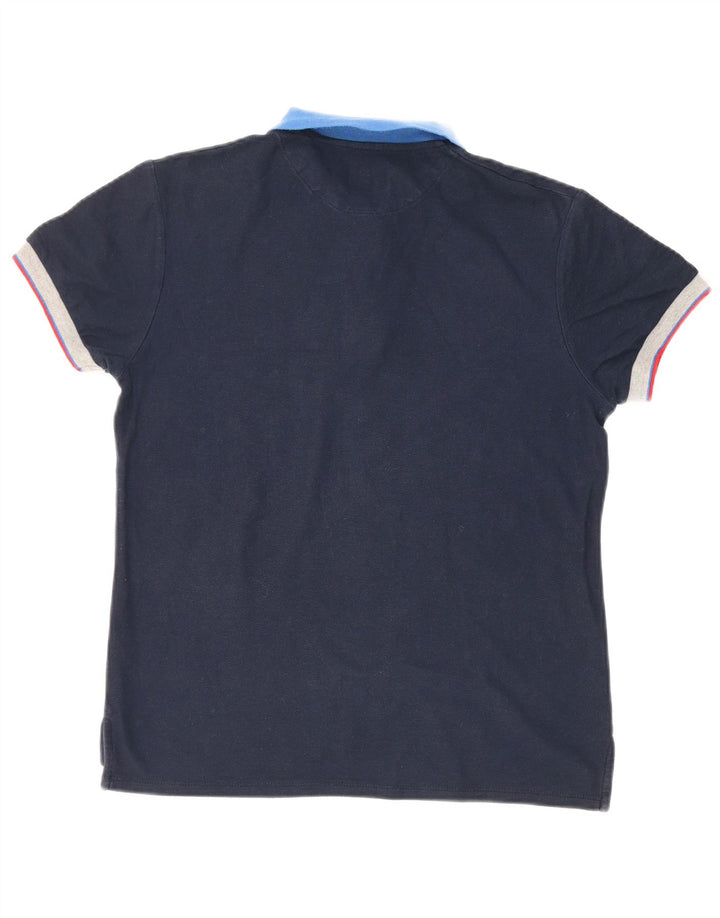 Bugatti Polo Niño 13-14 Años Azul Marino Algodón