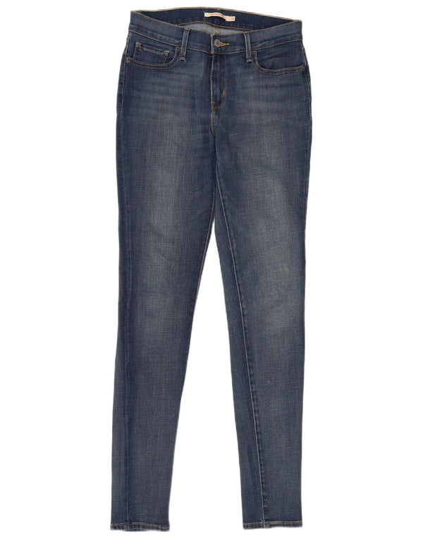 Levi's Mujer 710 Super Skinny Jeans W29 L32 Algodón Azul