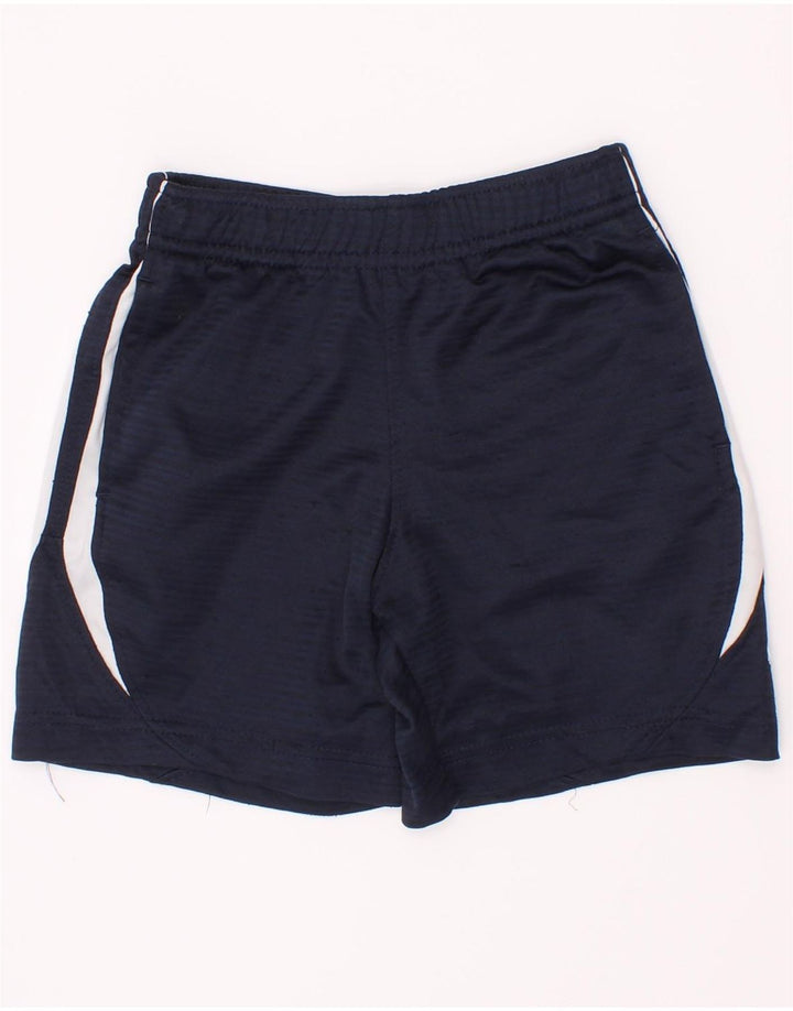 Nike Pantalones cortos deportivos para niño 3-4 años Azul marino Poliéster color block