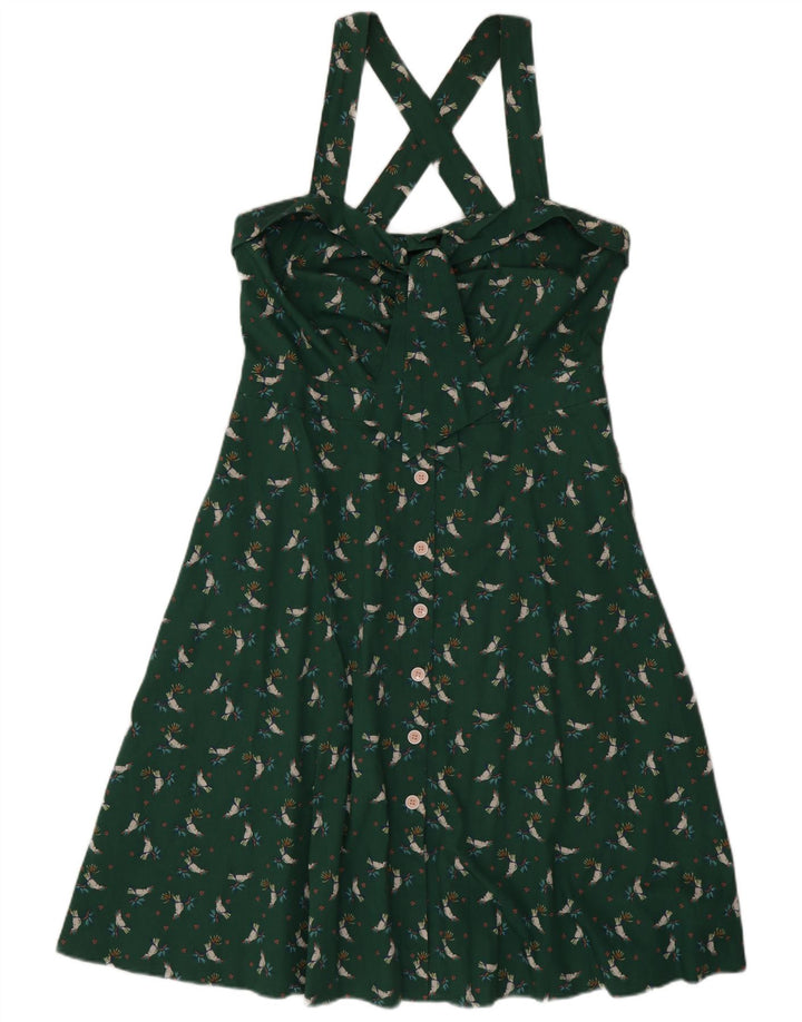 Vestido halter para mujer EDC IT 42 Algodón floral verde medio