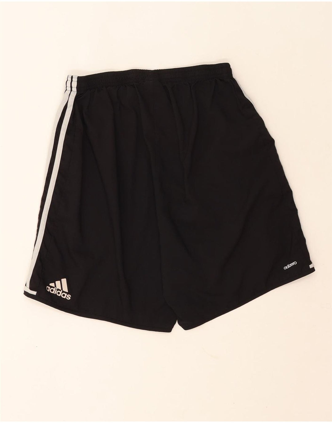 Adidas Mens Climalite Graphic Sport Shorts Grande Poliéster Negro