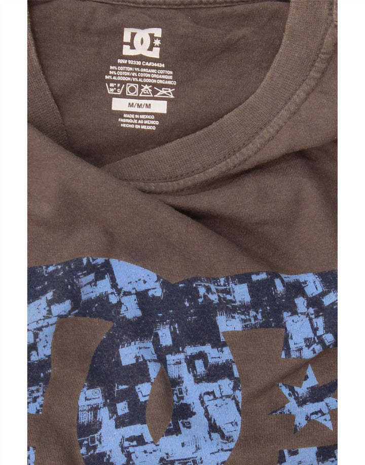 Camiseta gráfica DC para hombre Top de algodón gris medio