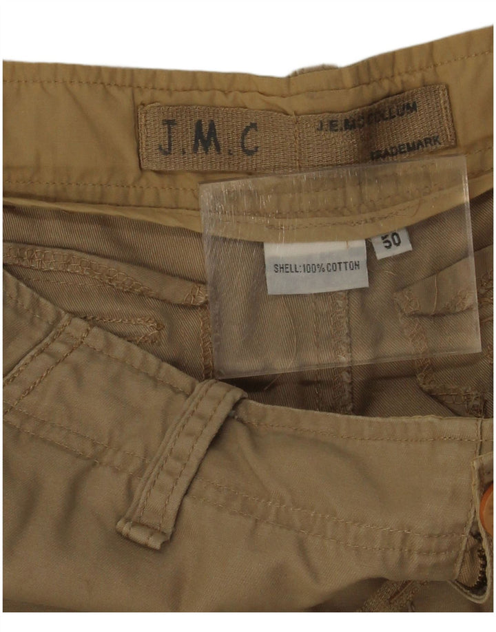 JMC Pantalones cortos cargo para hombre IT 50 Large W34 Algodón marrón