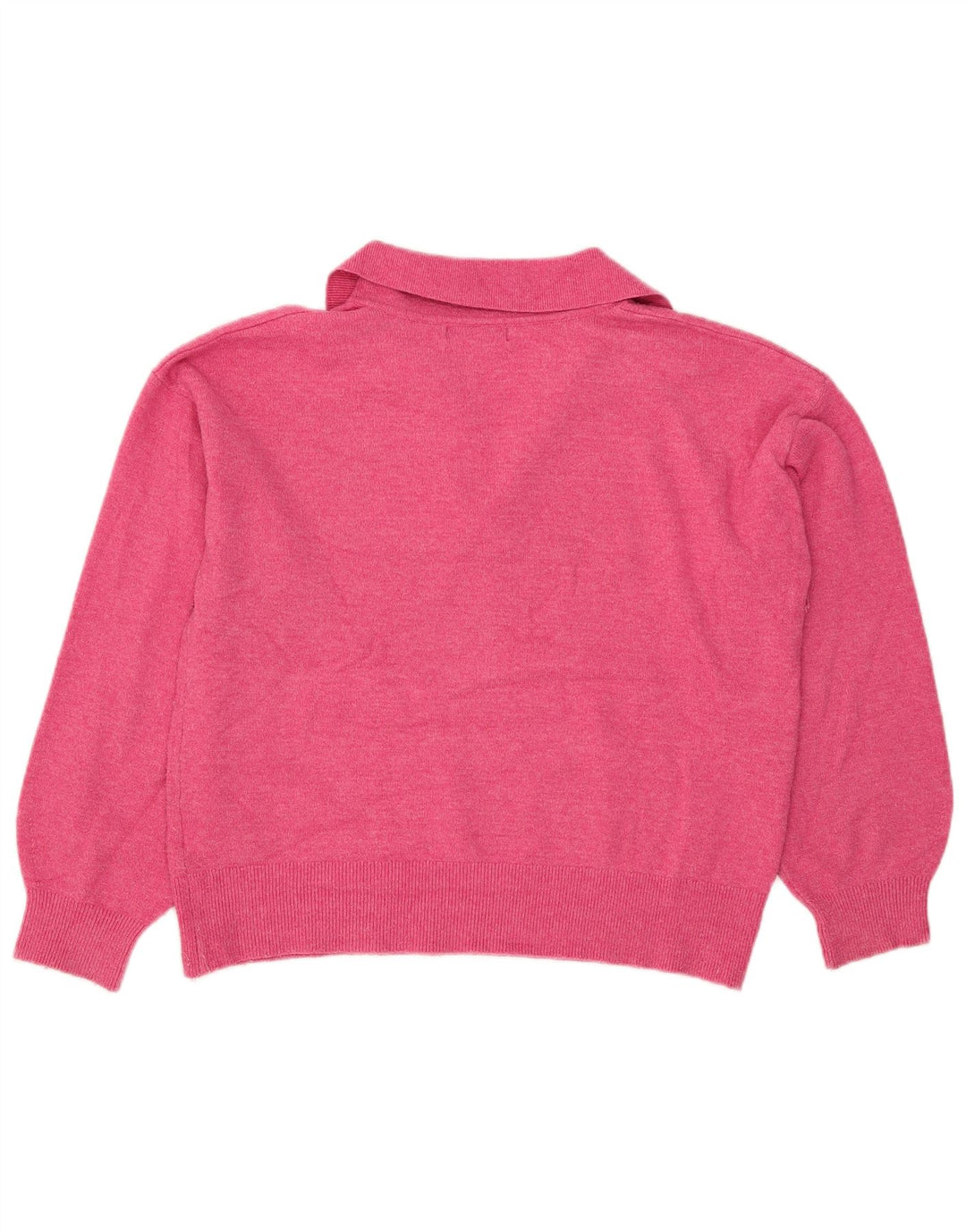 Marks & Spencer Jersey tipo polo para mujer UK 40 Poliéster rosa medio