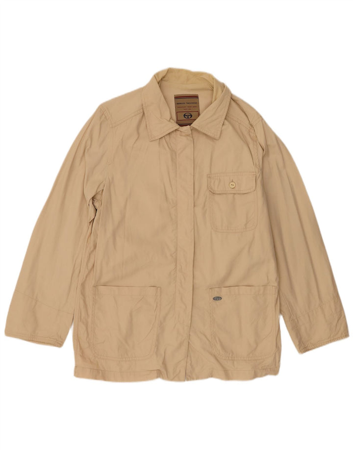 Sergio Tacchini Chaqueta utilitaria para mujer Reino Unido 44 Algodón beige medio