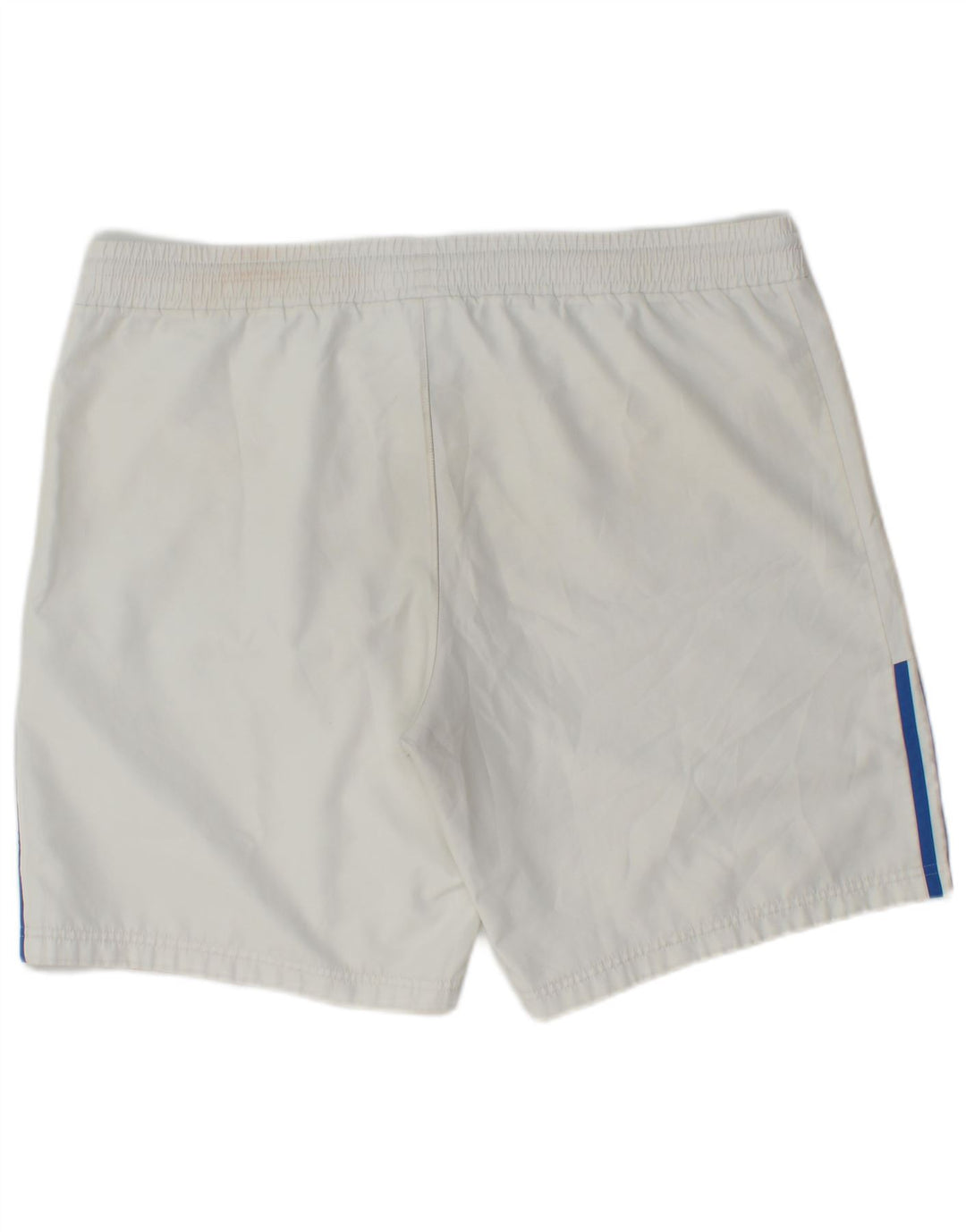Adidas - Pantalones cortos deportivos para hombre, tamaño grande, poliéster blanco