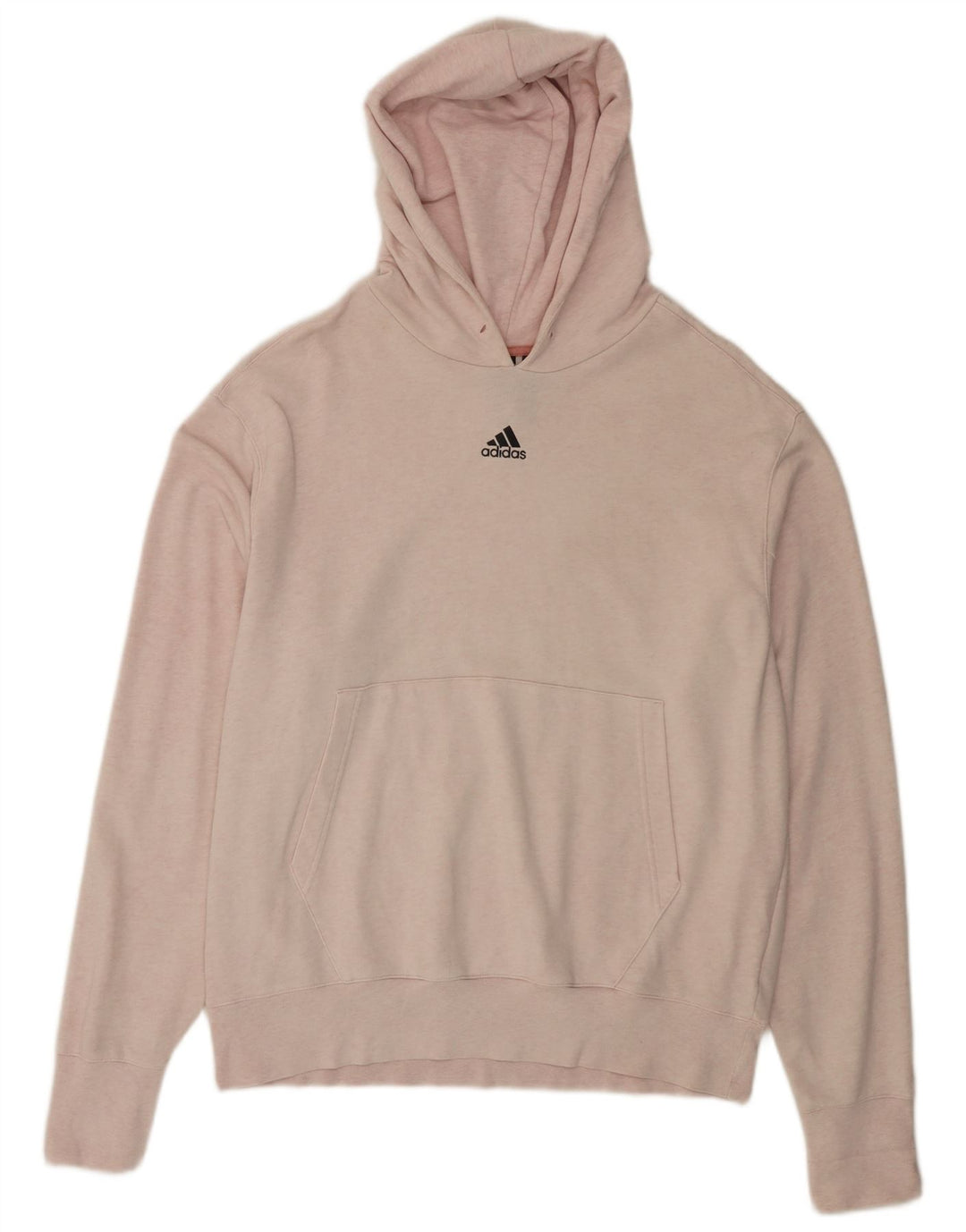 ADIDAS Jersey con capucha para hombre, tamaño grande, algodón rosa