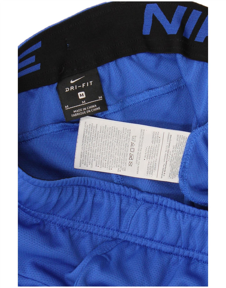 Pantalón corto deportivo Nike Dri Fit para hombre Poliéster color block azul medio