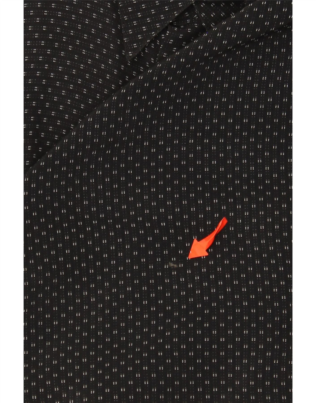 Camisa Hombre Tipo' S XL Viscosa Moteada Negra