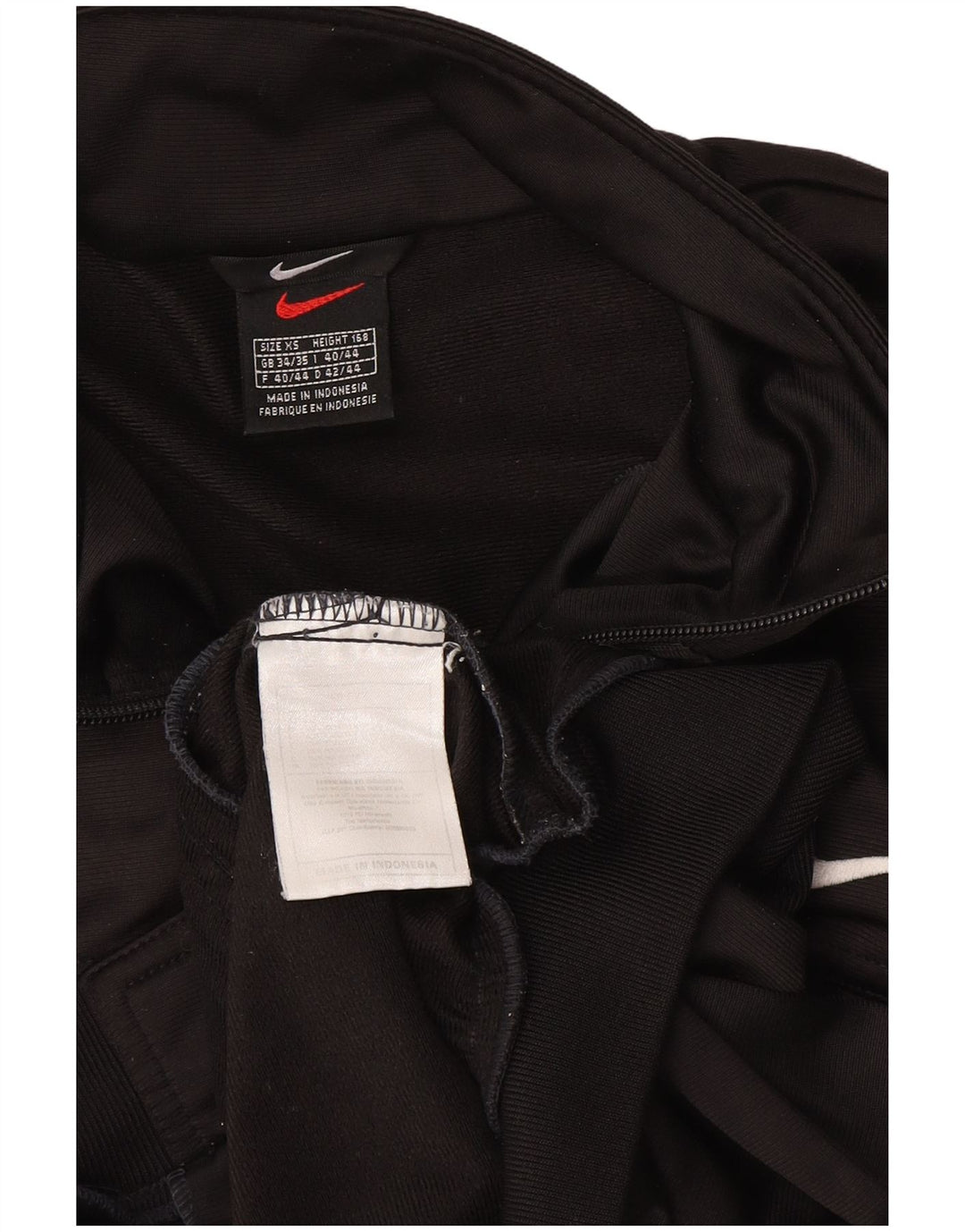Nike Mens Graphic Chándal Top Chaqueta UK 34/35 XS Negro Poliéster