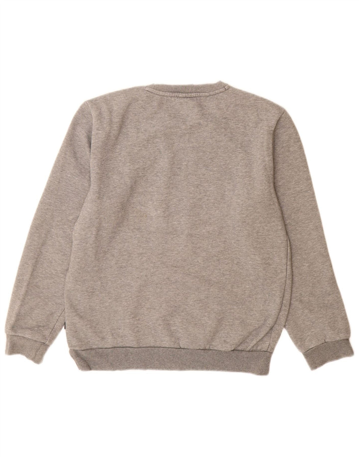 Puma Sudadera Gráfica para Hombre Jersey Pequeño De Algodón Moteado Gris