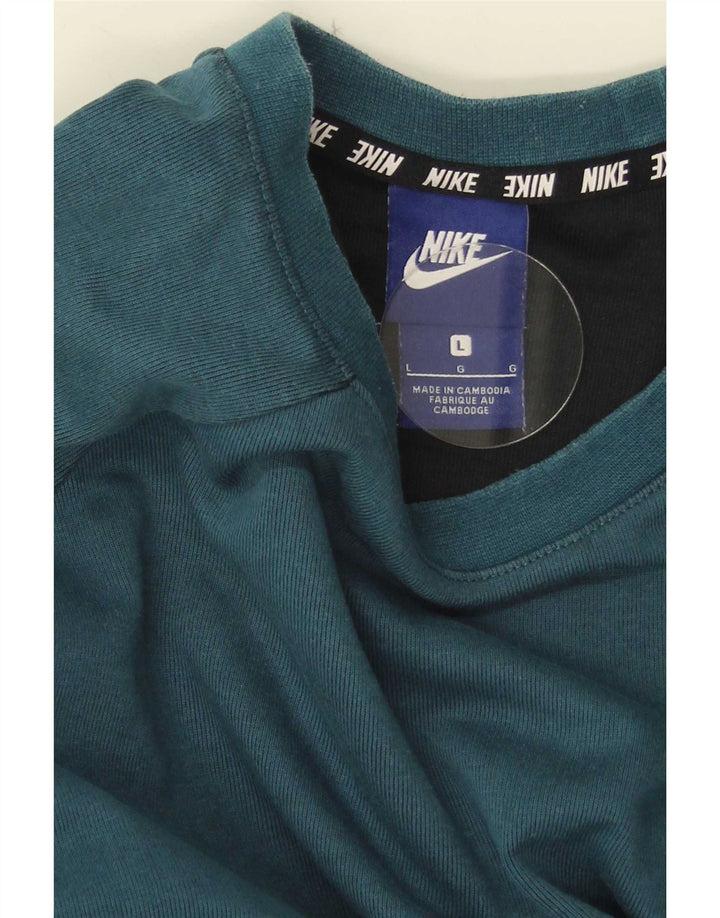 Nike - Sudadera tipo jersey para hombre, talla grande, color azul